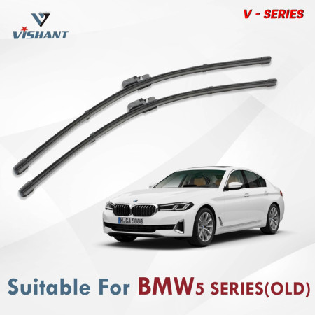 V Series Front Wiper Blade Suitable For BMW 5 Series old | SIZE RH 26 Inch / LH 18 Inch | Pack of 2 V Series Front Wiper Blade Suitable For BMW 5 Series old | SIZE RH 26 Inch / LH 18 Inch | Pack of 2