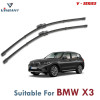 V Series Front Wiper Blade Suitable For BMW X3 New | SIZE RH 26 Inch / LH 20 Inch | Pack of 2