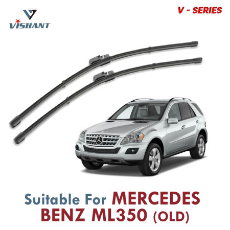 V Series Front Wiper Blade Suitable For Mercedes Benz ML350 old | SIZE RH 28 Inch / LH 21 Inch | Pack of 2 V Series Front Wiper Blade Suitable For Mercedes Benz ML350 old | SIZE RH 28 Inch / LH 21 Inch | Pack of 2