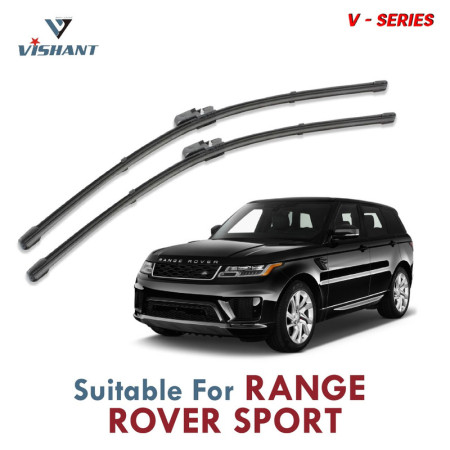 V Series Front Wiper Blade Suitable For Range Rover Sport | SIZE RH 24 Inch / LH 20 Inch | Pack of 2 V Series Front Wiper Blade Suitable For Range Rover Sport | SIZE RH 24 Inch / LH 20 Inch | Pack of 2