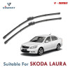 V Series Front Wiper Blade Suitable For Skoda Luara | SIZE RH 24 Inch / LH 19 Inch | Pack of 2