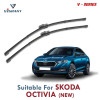 V Series Front Wiper Blade Suitable For Skoda Octivia New | SIZE RH 24 Inch / LH 19 Inch | Pack of 2
