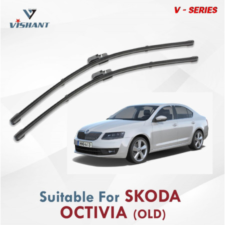 V Series Front Wiper Blade Suitable For Skoda Octivia Old | SIZE RH 24 Inch / LH 19 Inch | Pack of 2 V Series Front Wiper Blade Suitable For Skoda Octivia Old | SIZE RH 24 Inch / LH 19 Inch | Pack of 2