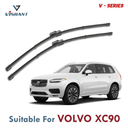 V Series Front Wiper Blade Suitable For Volvo XC90 | SIZE RH 24 Inch / LH 20 Inch | Pack of 2 V Series Front Wiper Blade Suitable For Volvo XC90 | SIZE RH 24 Inch / LH 20 Inch | Pack of 2