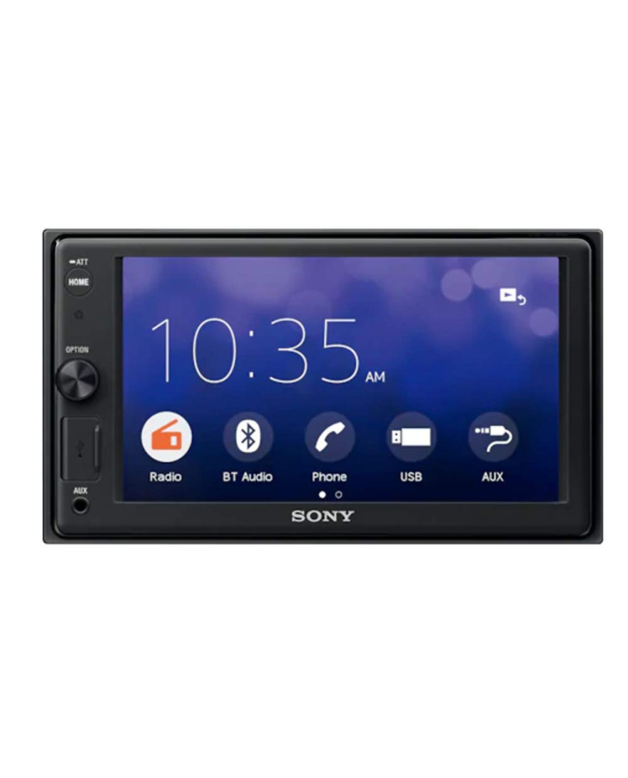 Sony Car Stereo XAV 1500 15.7 cm | 6.2 inch | Digital Media Receiver with Bluetooth N WebLink Cast | Black | PRE Out 3 x 2V, Output Power 55W x 4, 10 Band Equalizer