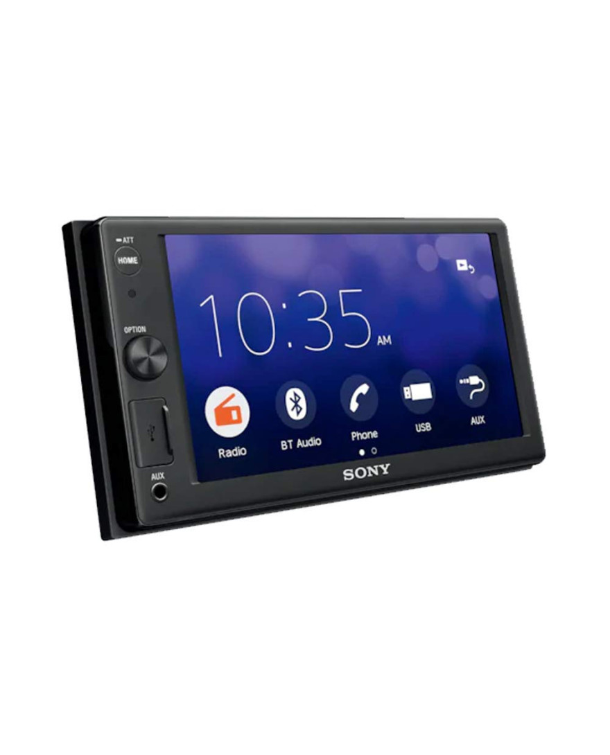 Sony Car Stereo XAV 1500 15.7 cm | 6.2 inch | Digital Media Receiver with Bluetooth N WebLink Cast | Black | PRE Out 3 x 2V, Output Power 55W x 4, 10 Band Equalizer