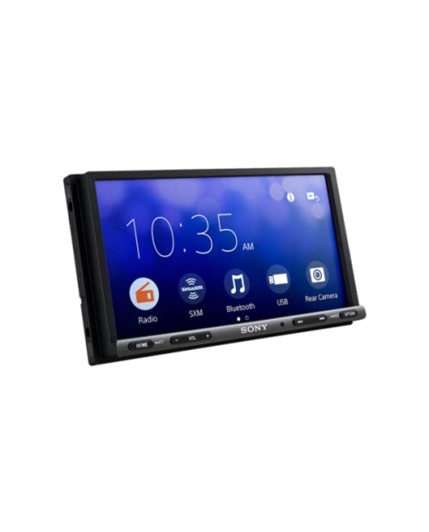 Sony Car Stereo XAV AX3200 17.6 cm | 6.95 inch | Digital Media Receiver with Bluetooth, Android Auto, Apple Car Play, WebLink Cast, PRE Out  3 x 2V, Output Power 55W x 4, 10 Band Equalizer