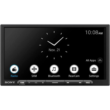 Sony Car Stereo XAV AX4000 17.6 cm | 6.95 inch| Digital Media Receiver with Bluetooth, Wireless Android Auto, Wireless Apple Car Play, PRE Out 3 x 5V, Output Power 55W x 4