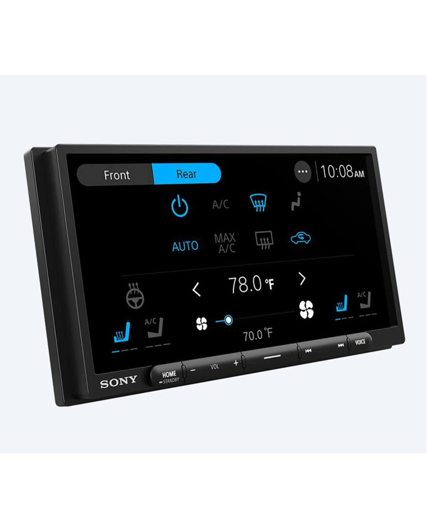 Sony Car Stereo XAV AX4000 17.6 cm | 6.95 inch| Digital Media Receiver with Bluetooth, Wireless Android Auto, Wireless Apple Car Play, PRE Out 3 x 5V, Output Power 55W x 4