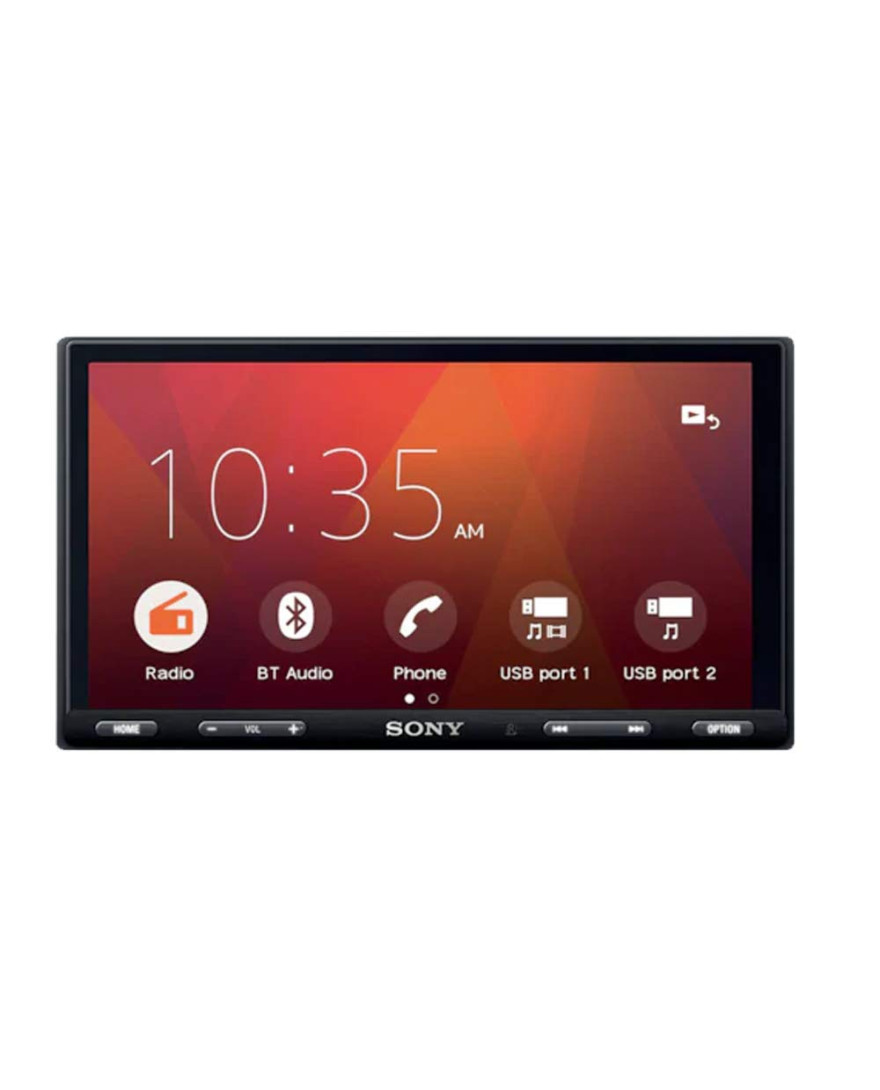 Sony Car Stereo XAV AX5500 17.6 cm | 6.95 inch| Capacitive Touch Screen Digital Media Receiver with Bluetooth, Android Auto, Apple Car Play, WebLink Cast, PRE Out 3 x 5V, Output Power 55W x 4