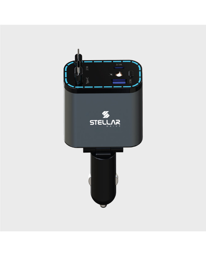 STELLAR DRIVE XC-19 | 4-in-1 Starry Light Mobile Charger | 90W