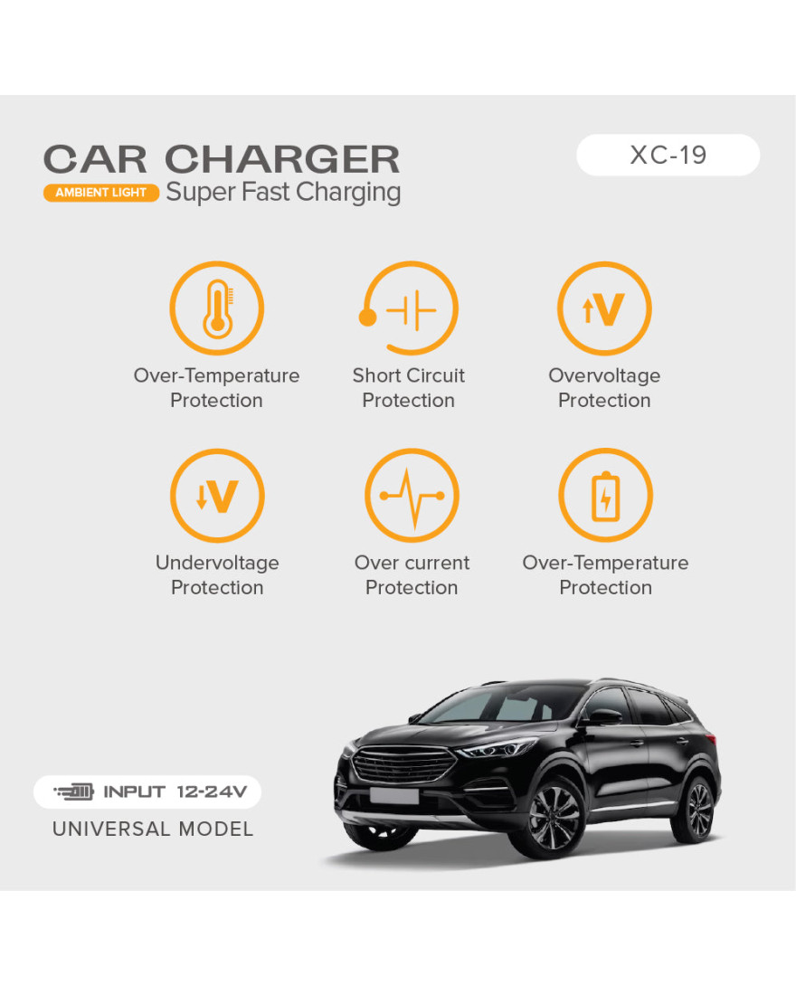 STELLAR DRIVE XC-19 | 4-in-1 Starry Light Mobile Charger | 90W